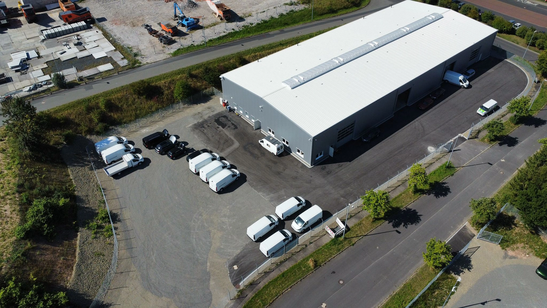 Fertige neue Halle in Bad Salzungen